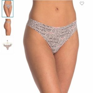 NWT DKNY Printed Thong